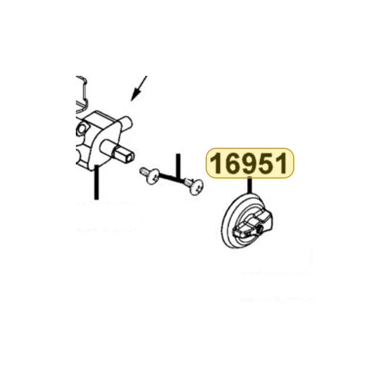 16951-LDB5-E00-N1R COVER FUEL COCK (Black) — diagram cutout