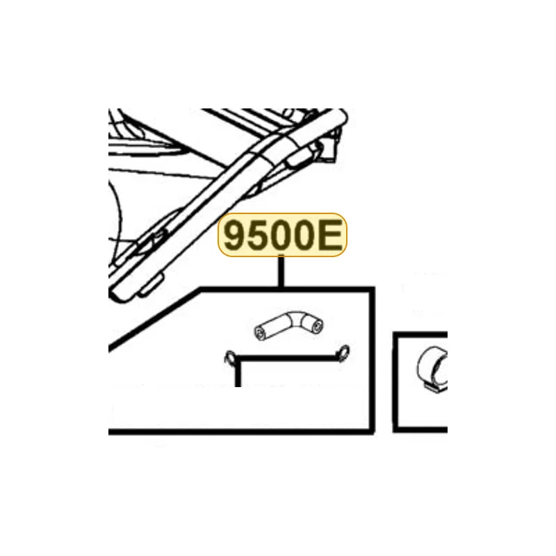 9500E-LDB5-E00 TUBE ASSY FUEL — diagram cutout
