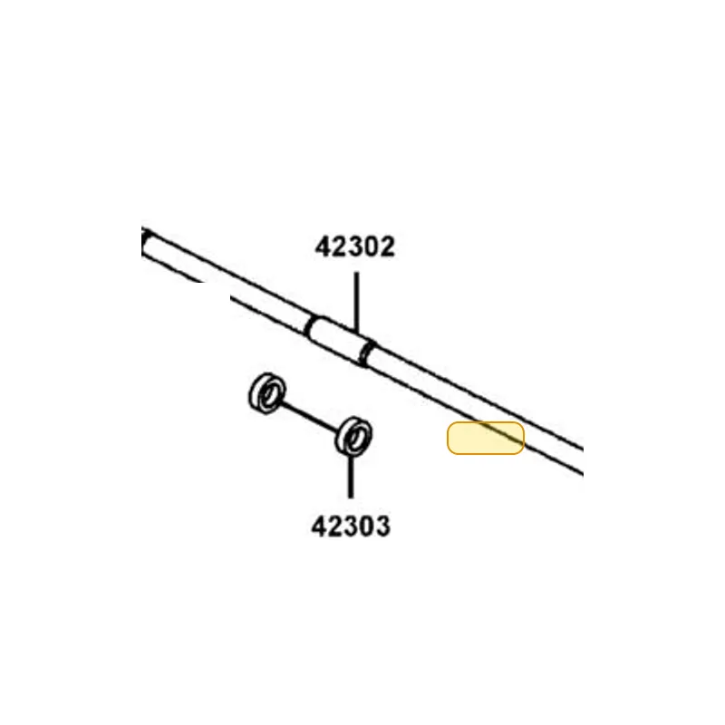 42303-LDB5-E00 STOPPER RR SHAFT — diagram cutout