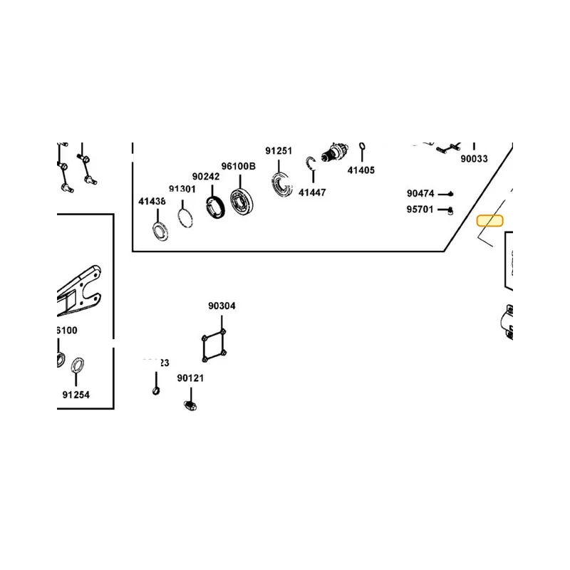 52116-LDB5-E00 HOLDER TRAILER — diagram cutout