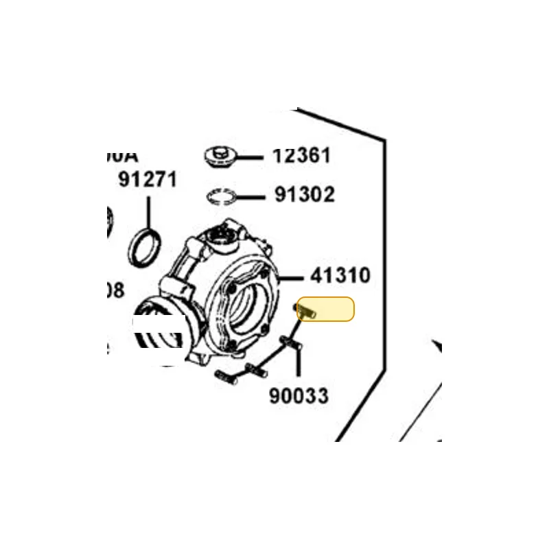 90033-LDB5-E00 BOLT STUD 10*40 — diagram cutout