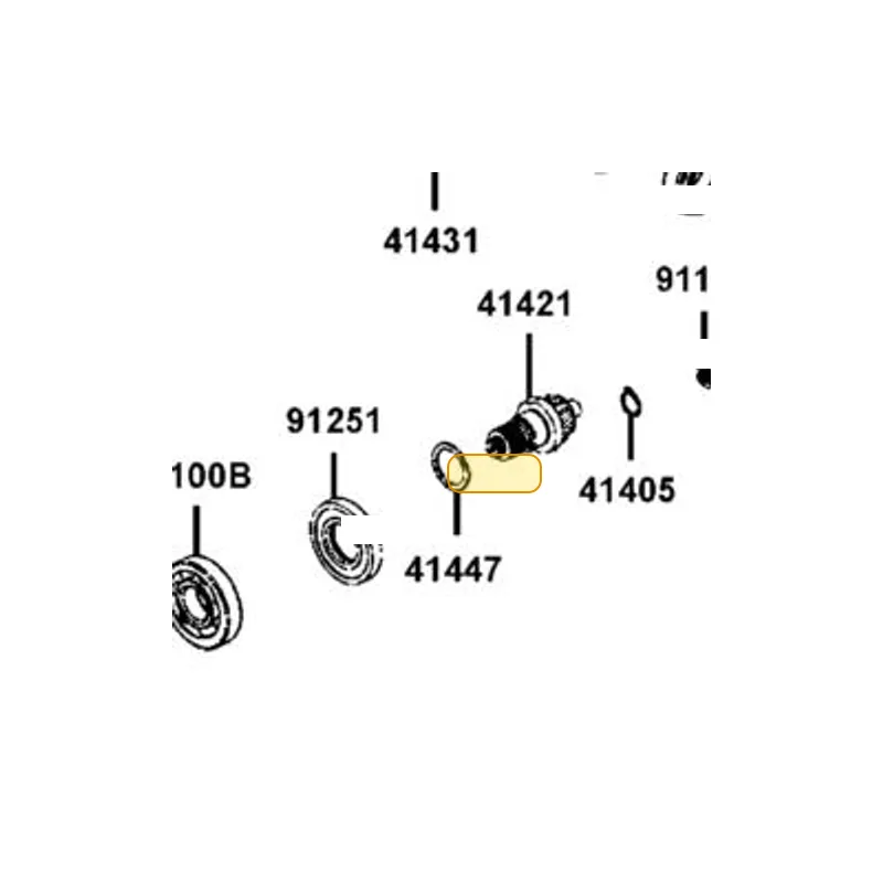 91251-LDB5-E00 OIL SEAL 35*80*10 — diagram cutout