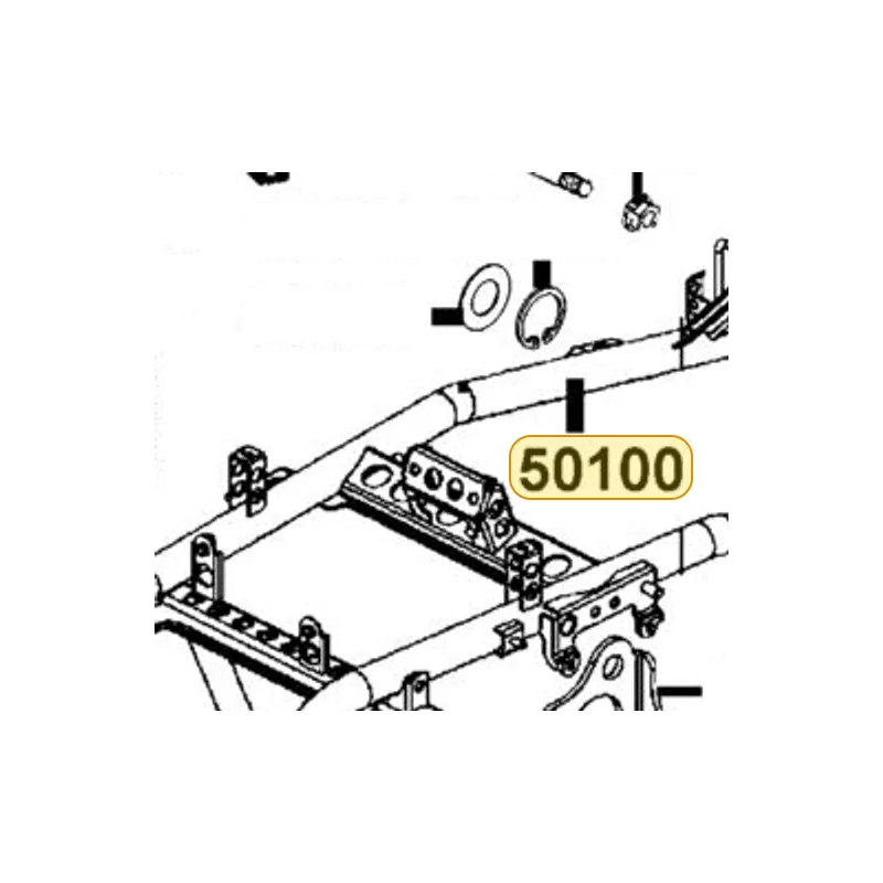 50100-LDB5-900 BODY COMP FRAME — diagram cutout