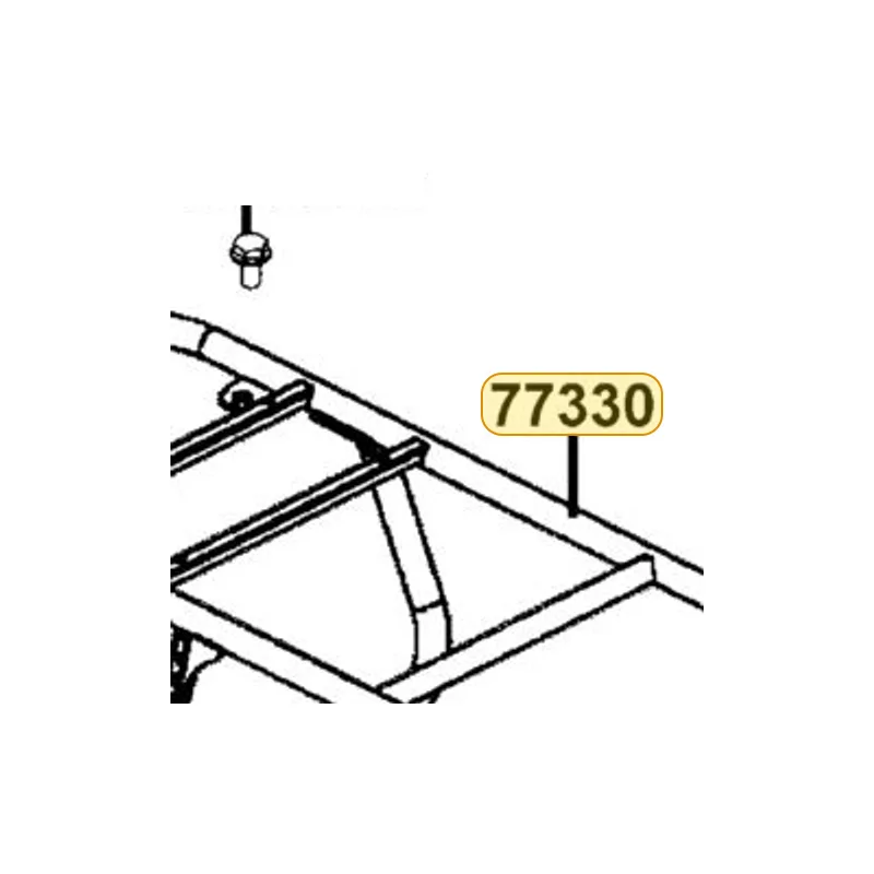 77330-LDB5-MG0-MAS REAR CARRIER LUGGAGE — diagram cutout