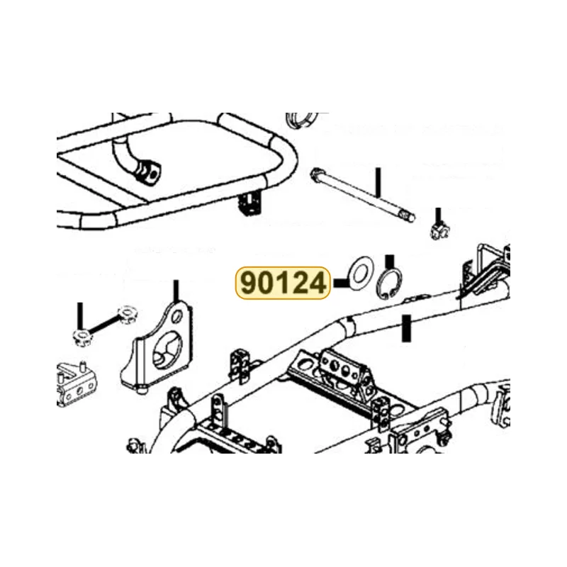 90124-LDB5-E00 WASHER 41X22X1.2 — diagram cutout