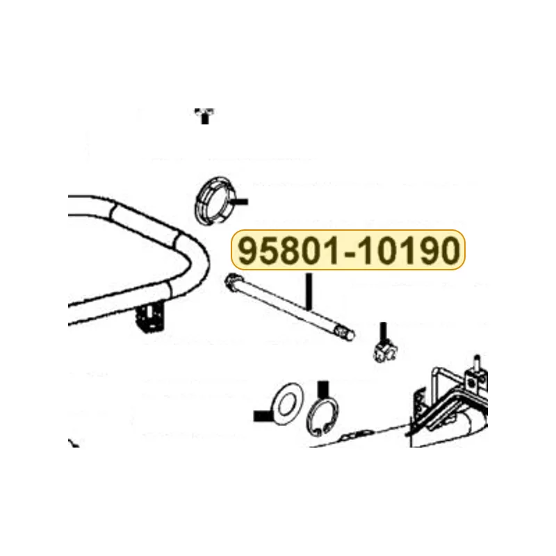 95801-10190-06 BOLT FLANGE 10*190 — diagram cutout