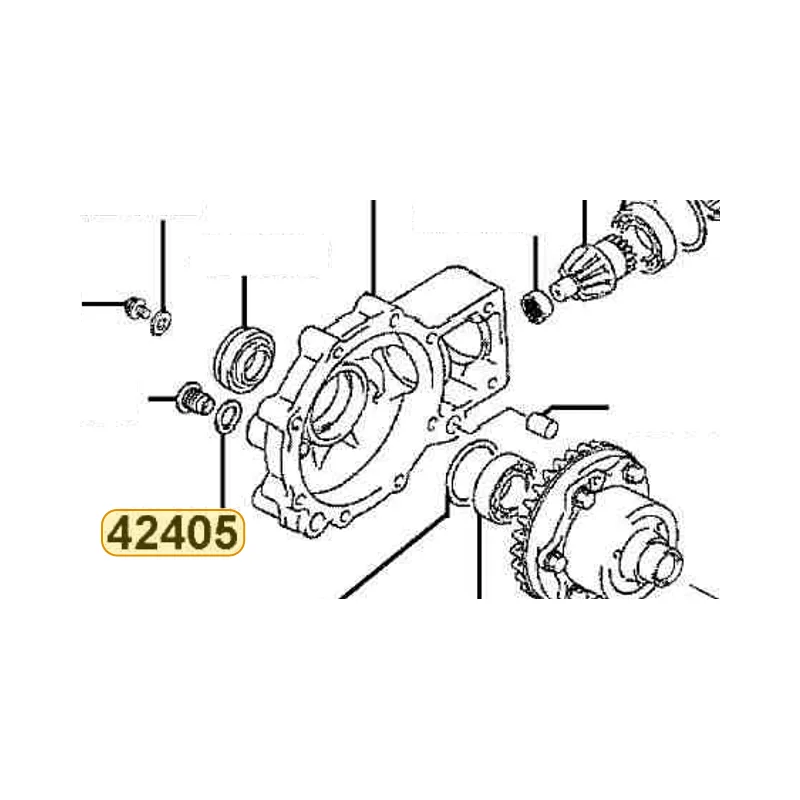 42405-LDB5-E00 WASHER-DRAIN PLUG — diagram cutout