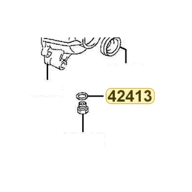 42413-LDB5-E00 WASHER-DRAIN PLUG — diagram cutout
