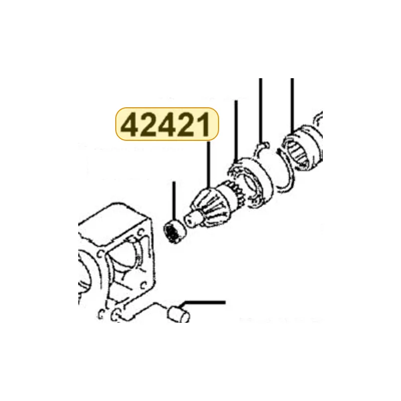 42421-LDB5-E00 PINION-DRIVE — diagram cutout