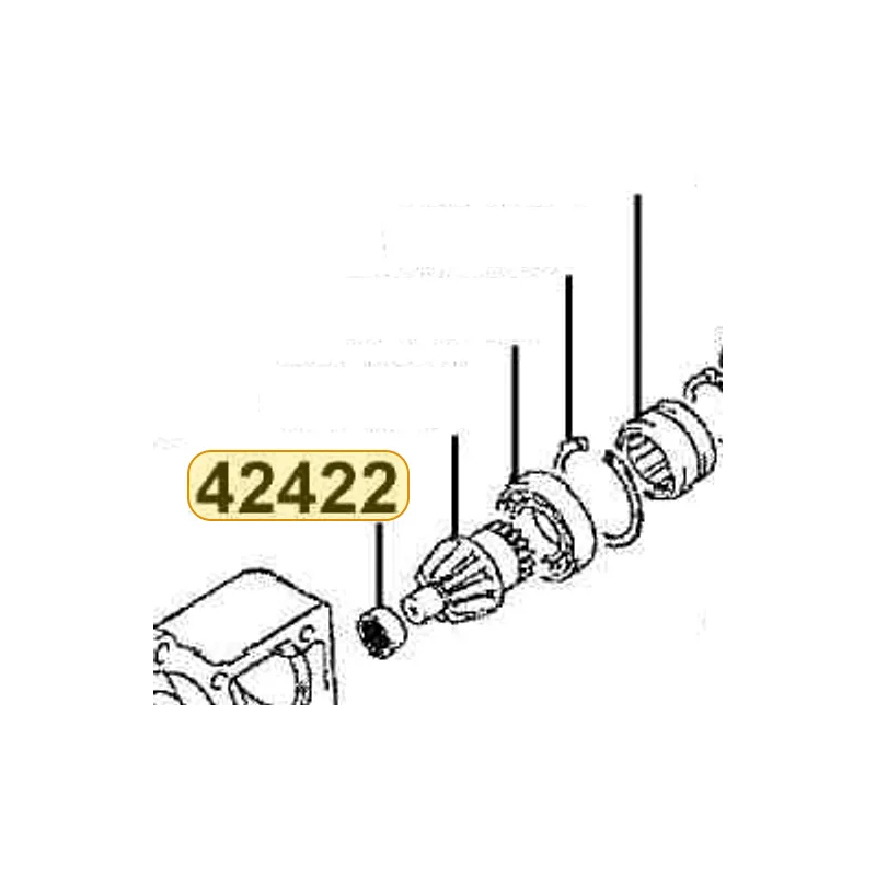 42422-LDB5-E00 BRG-NEEDLE PINION — diagram cutout