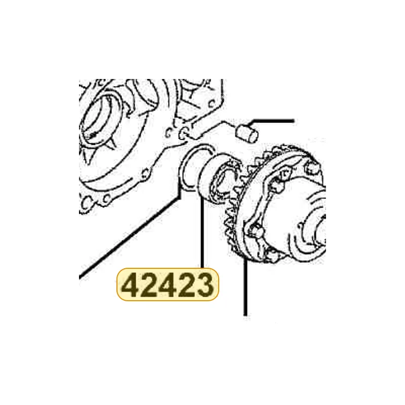 42423-LDB5-E00 BRG-BALL OUTPUT — diagram cutout