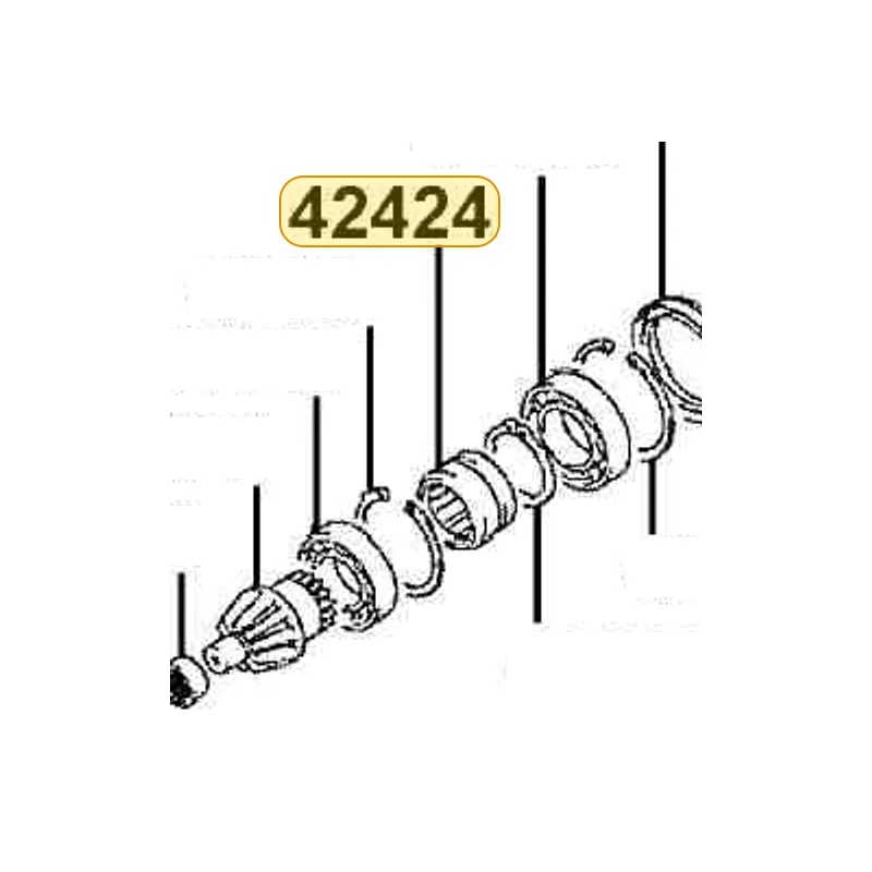 42424-LDB5-E00 SLEEVE-CPLC — diagram cutout