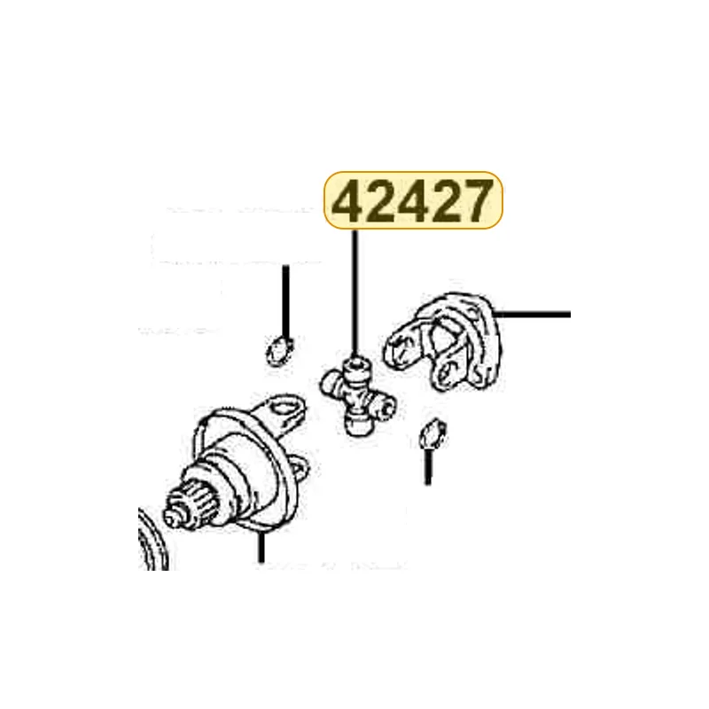 42427-LDB5-E00 JOINT ASSY CORSS — diagram cutout