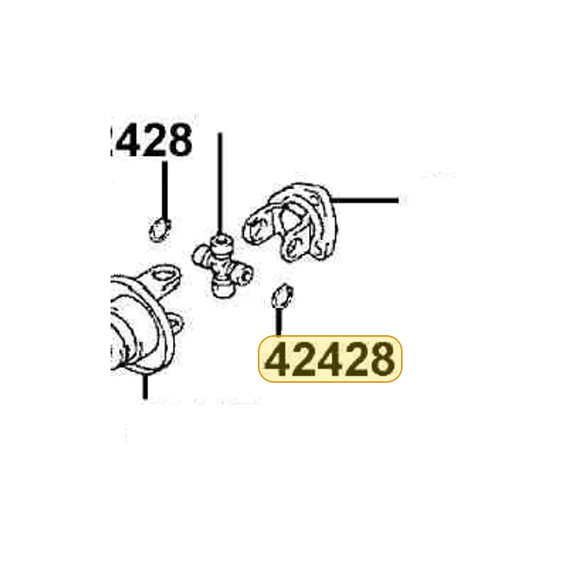 42428-LDB5-E00 CIRCLIP — diagram cutout