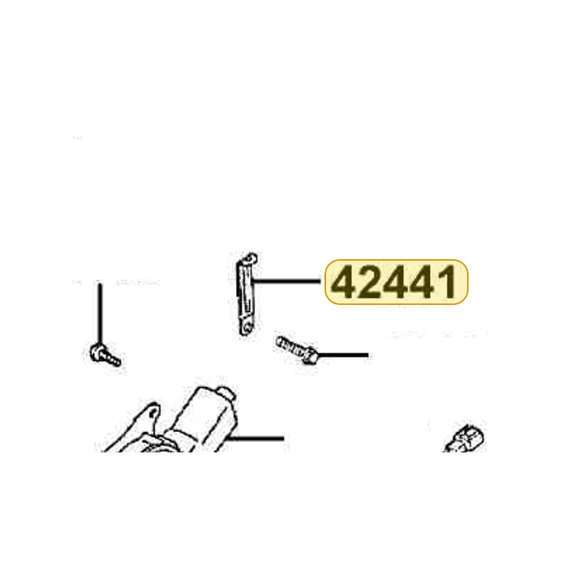 42441-LDB5-E00 CLAMP — diagram cutout
