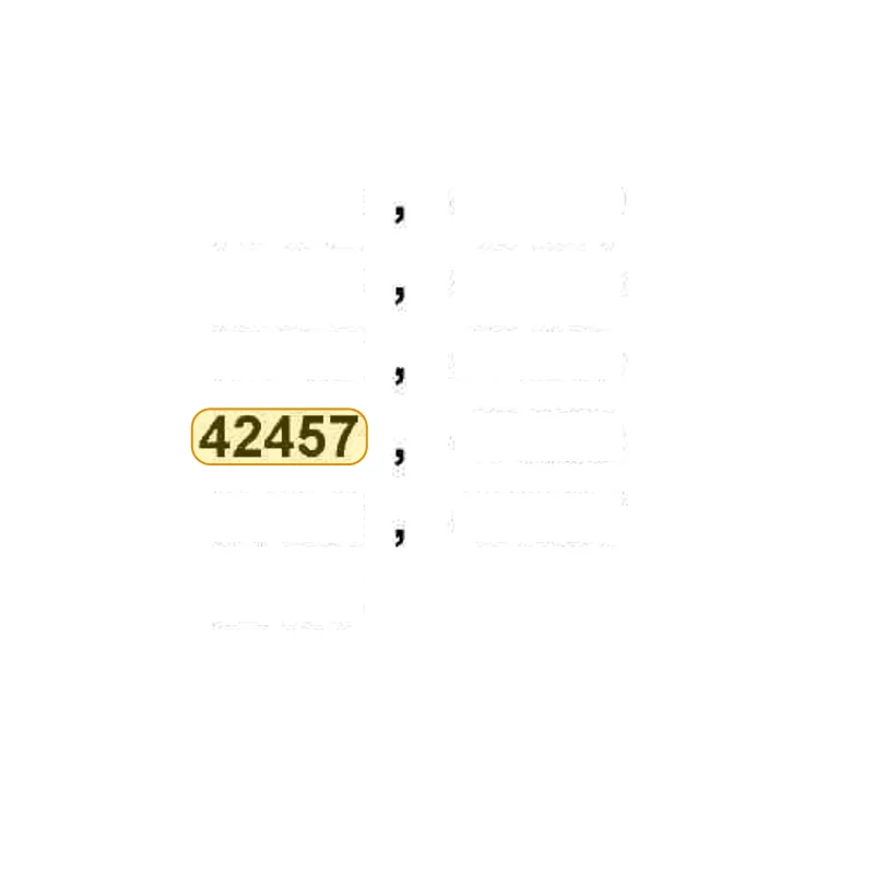 42457-LDB5-E00 SHIM SIDE-BRG1.0MM(0~+0.05) — diagram cutout