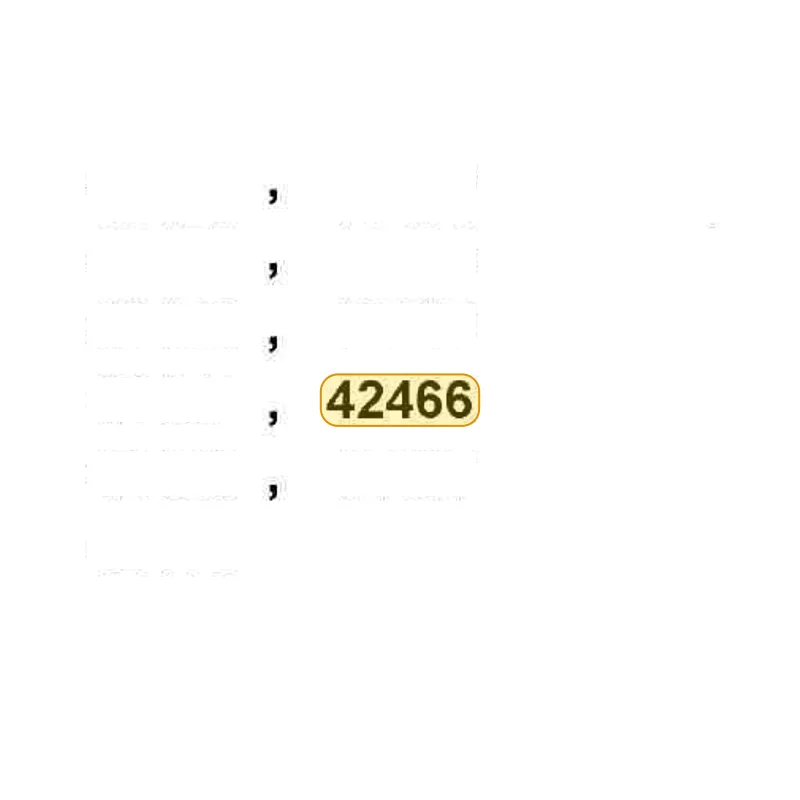 42466-LDB5-E00 SHIM SIDE-BRG1.45MM(0~+0.05) — diagram cutout