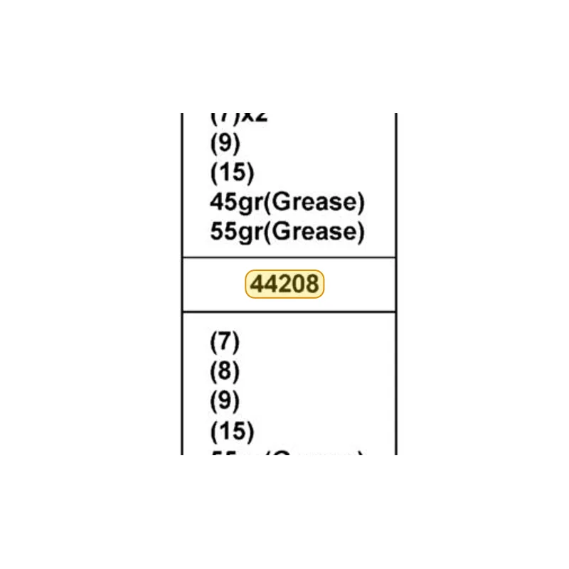 44208-LDB5-305 DIFF SIDE BOOT SERVICE KIT — diagram cutout