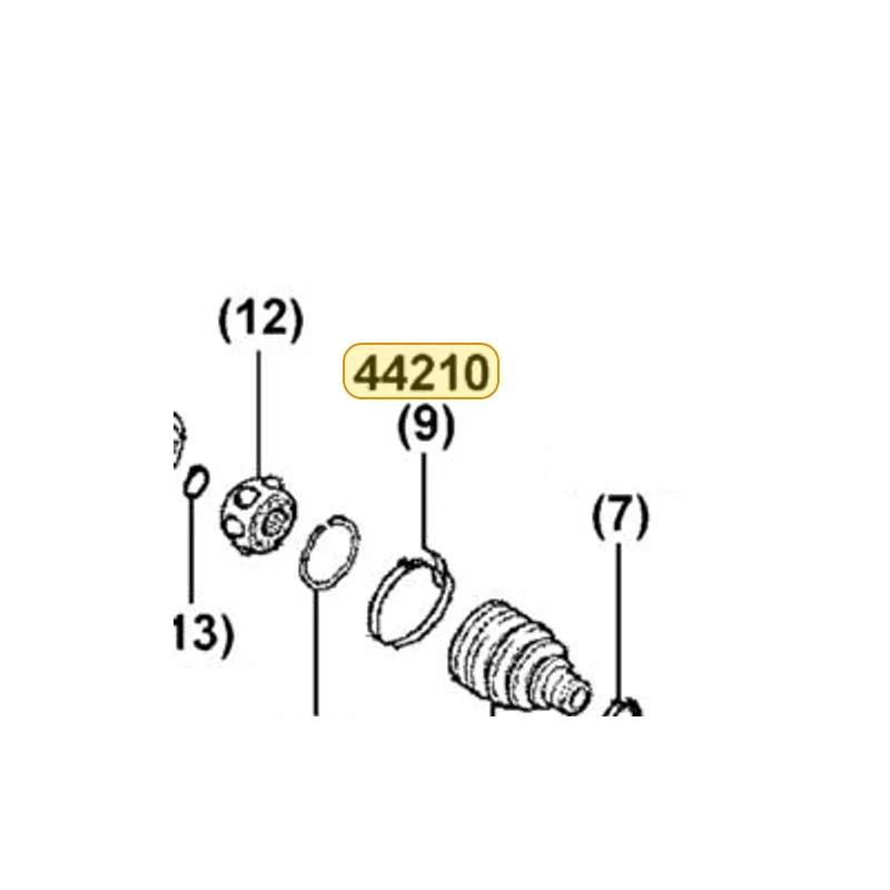 44210-LDB5-E00 BOOT-BAND(L) — diagram cutout