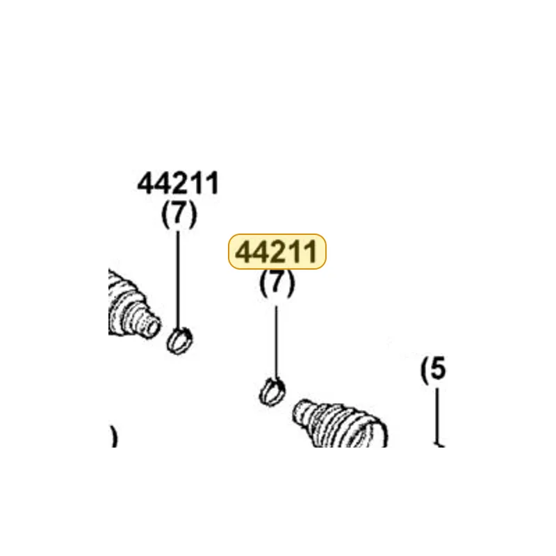 44211-LDB5-E00 BOOT-BAND(S) — diagram cutout