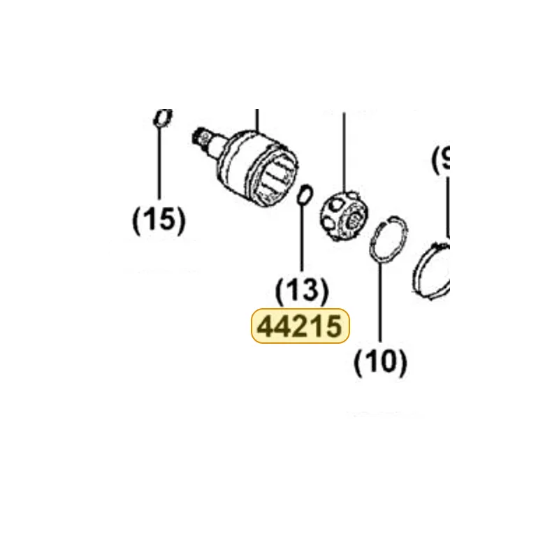44215-LDB5-E00 SNAP RING — diagram cutout