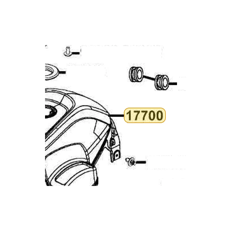 17700-LDB5-E00-Q9P COVER TANK — diagram cutout