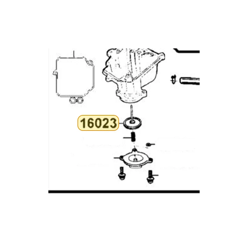 16023-KHE7-900 DIAPHRAGM ASSY ACCP — diagram cutout