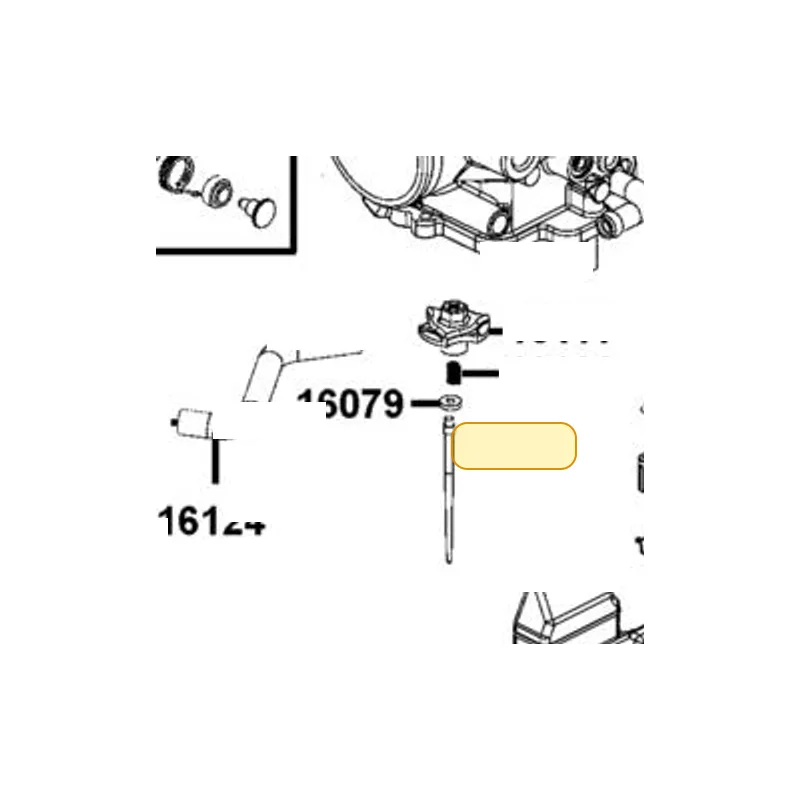 16093-KEC3-900-126 MAIN JET #126 — diagram cutout