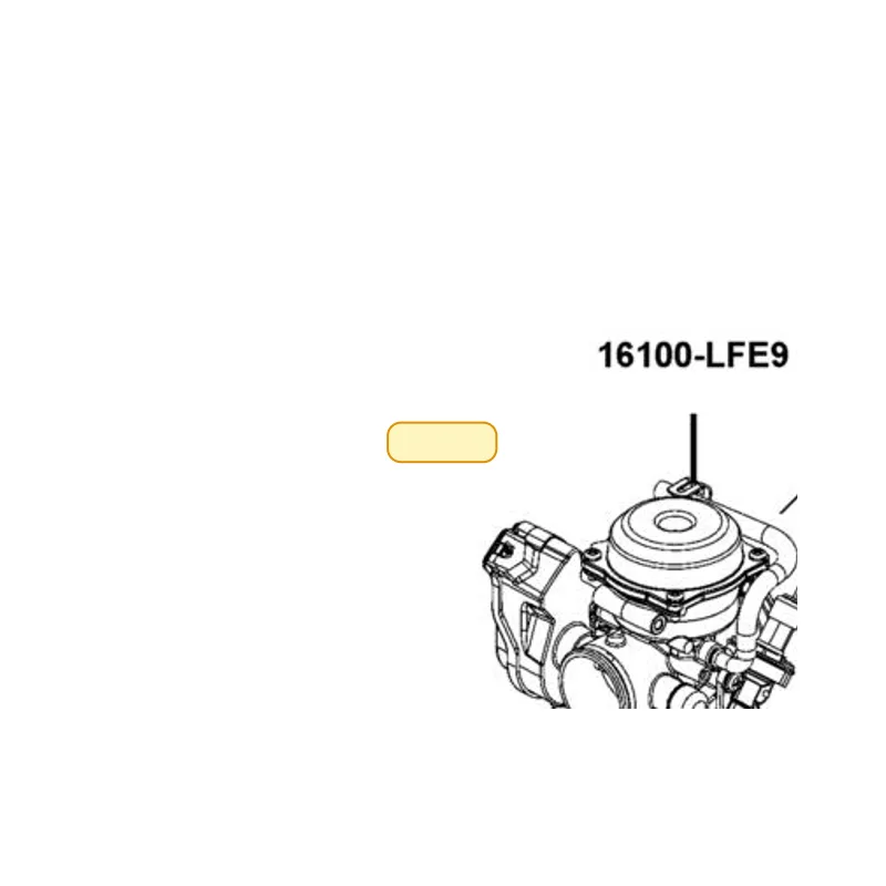 16100-LFE9-900 CARBURETOR ASSY — diagram cutout