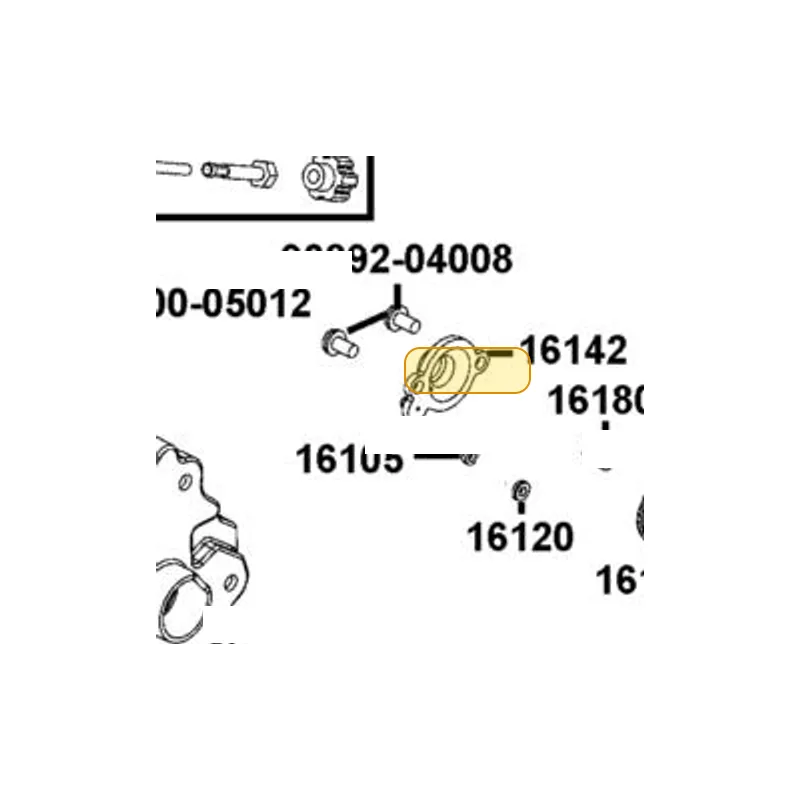 16105-LDB5-E00 COLLAR — diagram cutout