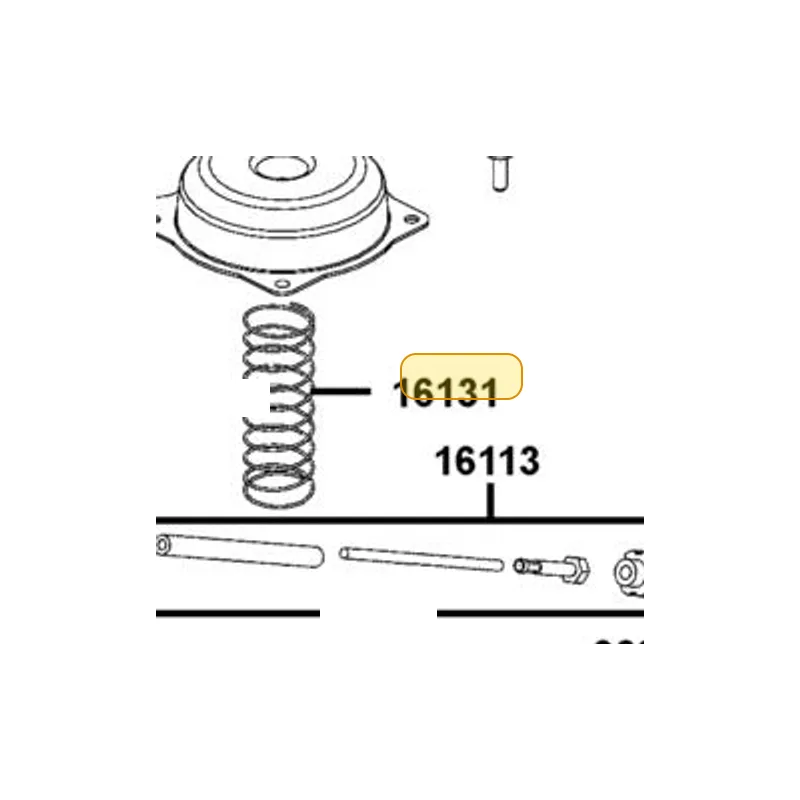16113-LDB5-E00 CABLE PILOT SCREW — diagram cutout