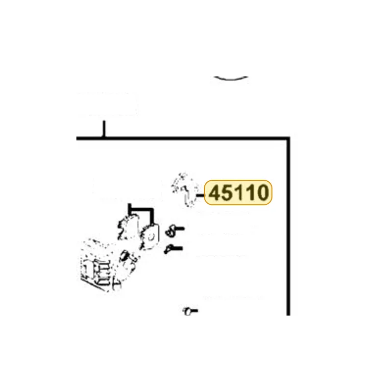45110-LFE9-E00 BRACKET — diagram cutout