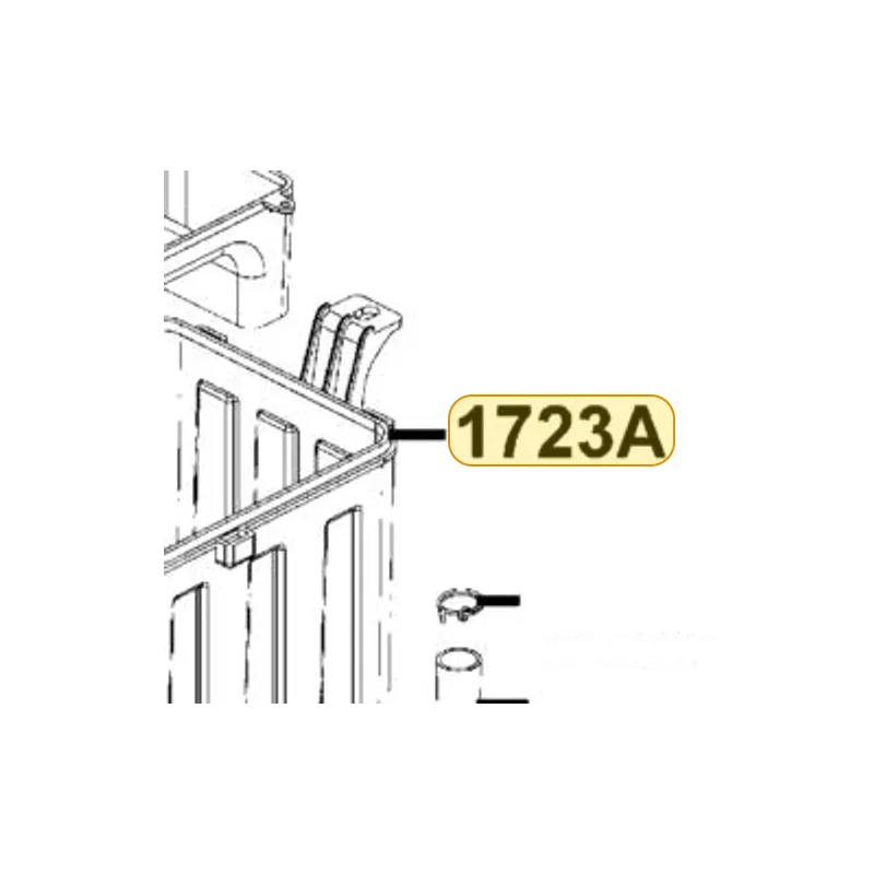 1723A-LFE9-E00 CASE ASSY AIR/C — diagram cutout