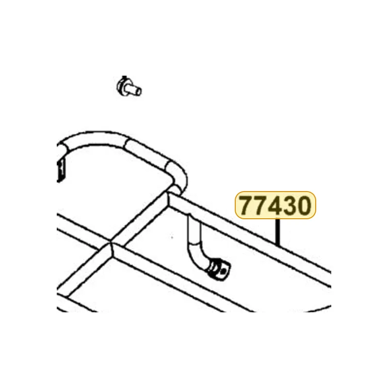 77430-LDB5-E60-MAS FRONT CARRIER LUGGAGE — diagram cutout
