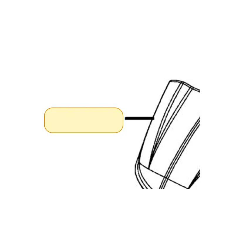 53205-LDB5-EV0-HGR COVER HANDLE — diagram cutout