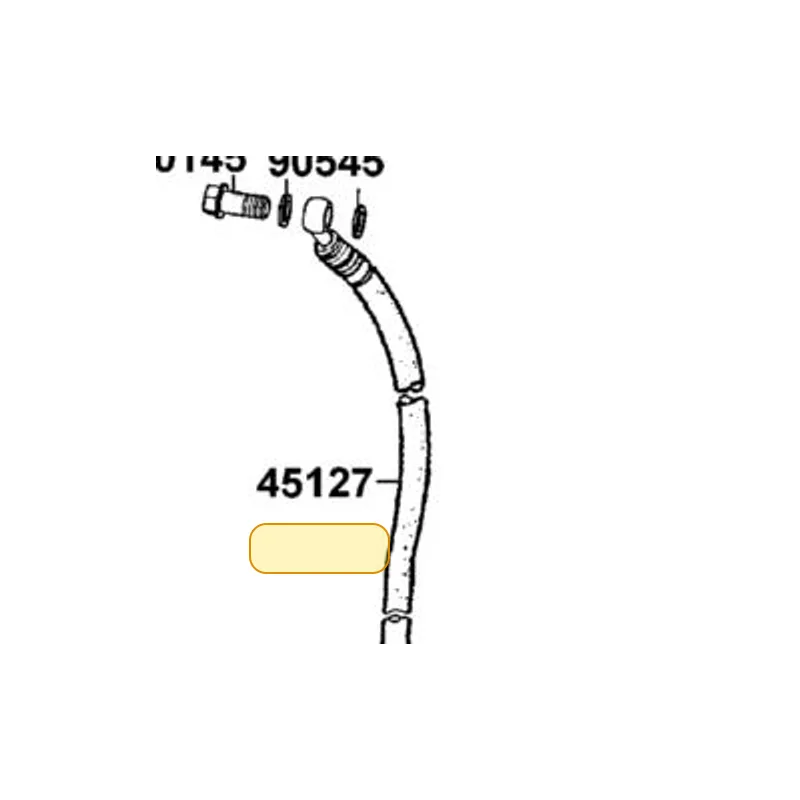 45127-LFE9-E00 HOSE ASSY RR BRAKE — diagram cutout