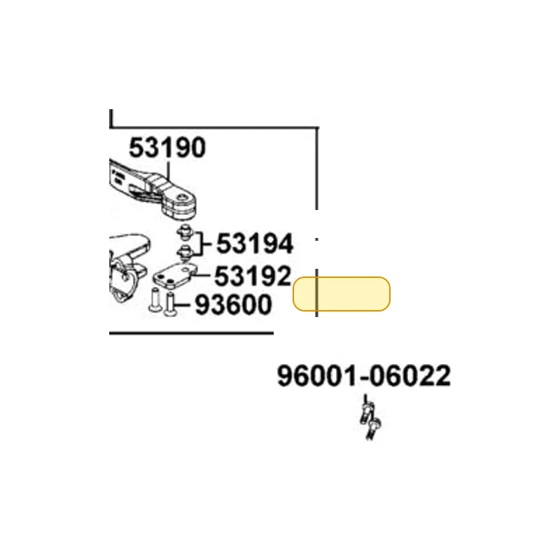 53192-LDE9-E00 BRACKET — diagram cutout