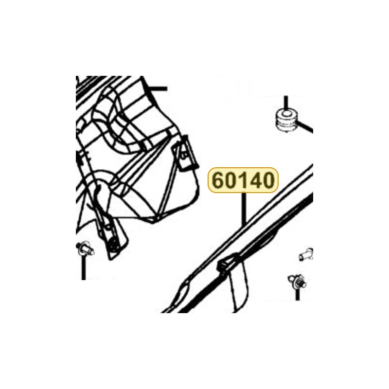 60140-LFE9-E00-N1R PROTECTOR L (Black) — diagram cutout