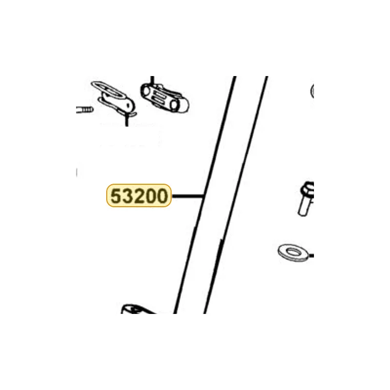 53200-LFE9-E00 POST STEERING — diagram cutout