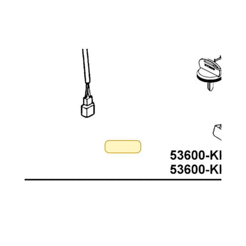 53600-KKAK-E0A LOCK STEERING HNDL — diagram cutout