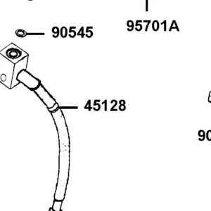 45128-ALC1-900 HOSE ASSY FR BRAKE-JUNCTION — diagram cutout