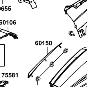 60150-ALC1-E00-F1P PANEL.R TRIM — diagram cutout