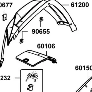 60106-ALC1-600-YZP LID R TOOL BOX — diagram cutout