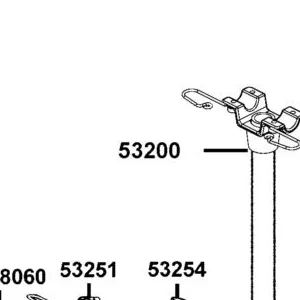 53200-ALC1-900 POST STEERING — diagram cutout