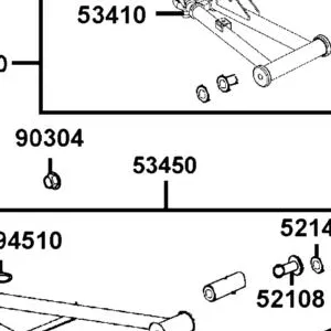 53450-ALC1-E01-MAS A-ARM ASSY FRONT LOWER R — diagram cutout
