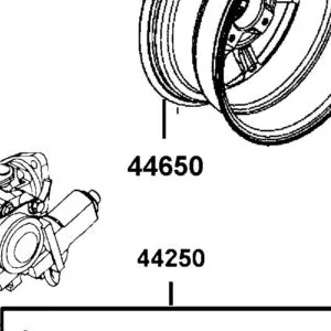 44650-ALD6-E00 WHEEL SET FRONT — diagram cutout