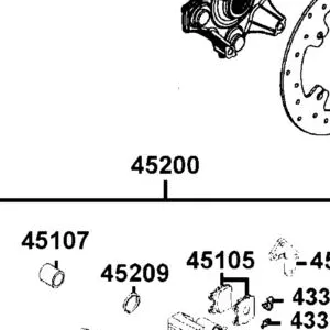 45200-ALC1-E00-M3A CALIPER ASSY FR BRK-LH — diagram cutout