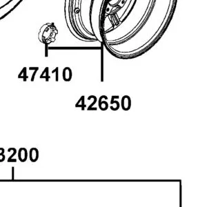 42650-ALD6-E00 WHEEL SET REAR — diagram cutout