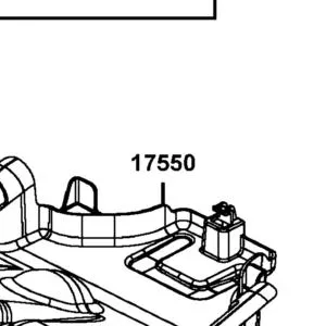 17550-ALC1-E00-N1R GUARD FUEL TANK (Black) — diagram cutout