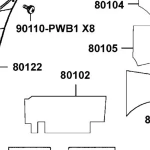 80102-ALC1-E00 SHIELD LH — diagram cutout